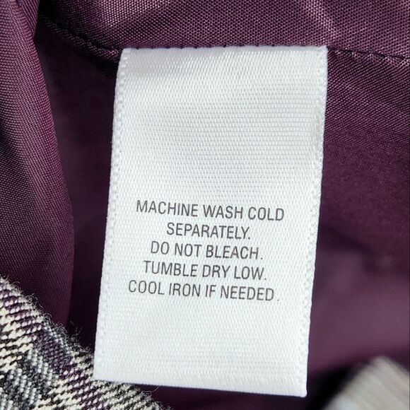 Covington Knee Length Skirt Women Size 16 Plaid Houndstooth Academia Twee Preppy - Picture 8 of 8